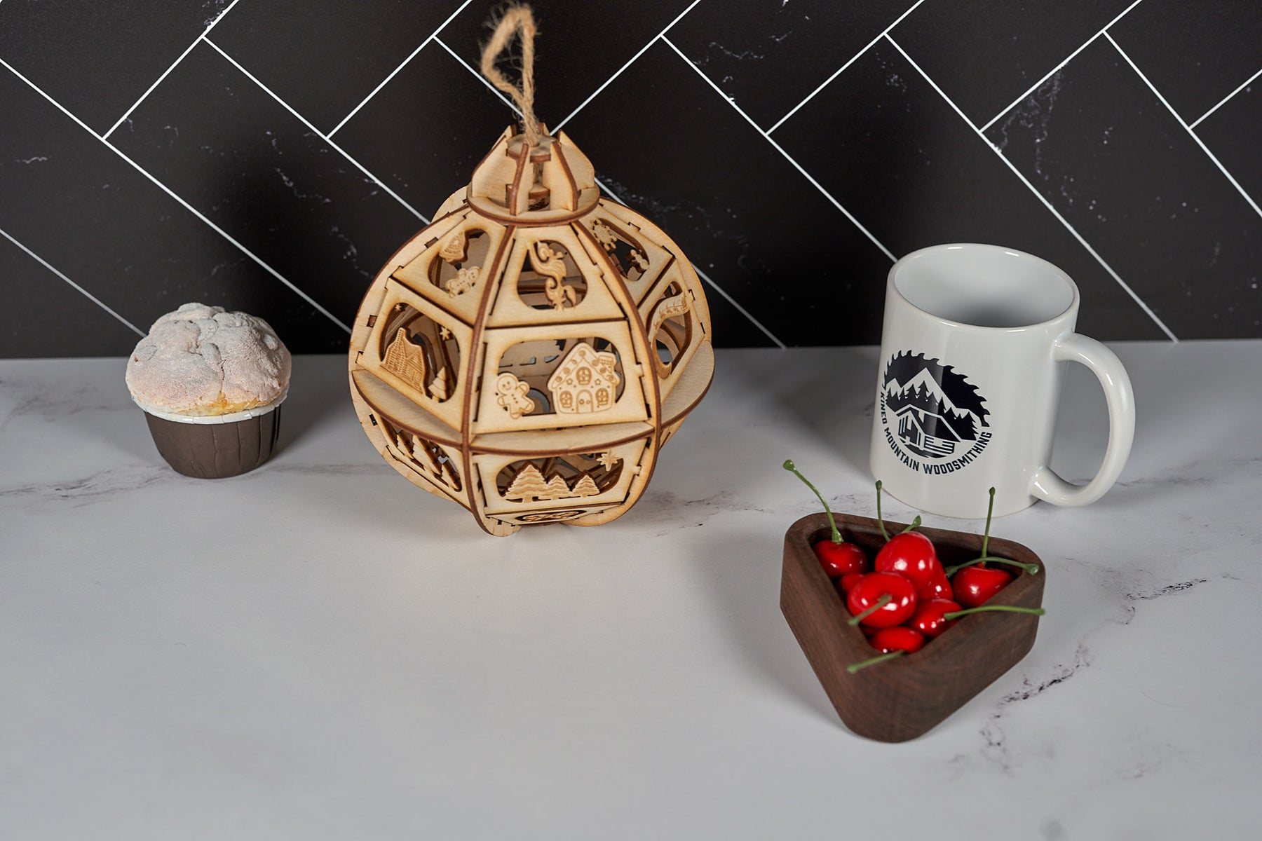 Christmas Ornament 2024 - Wooden Bauble