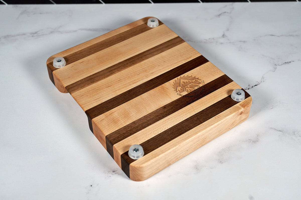 Black Walnut and Hard Maple EDC Tray - 9" x 11"