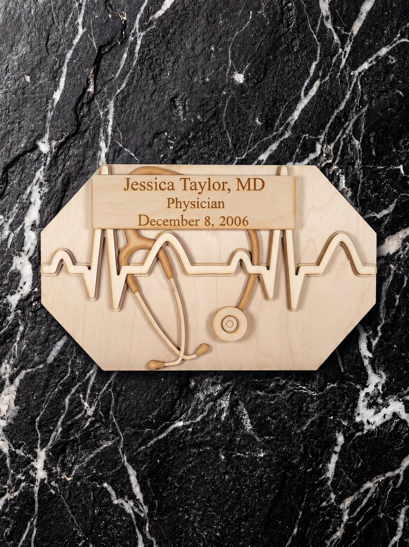 Medical Wooden Commemorative Wall Art
