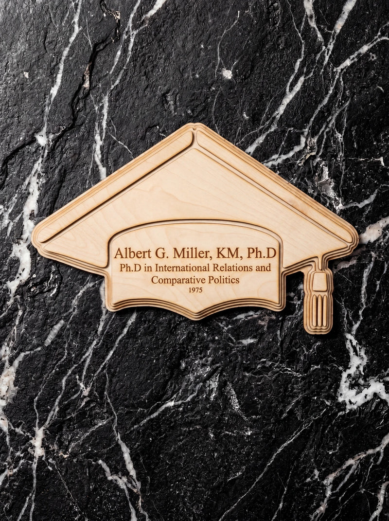 College Degree Wooden Commemorative Wall Art