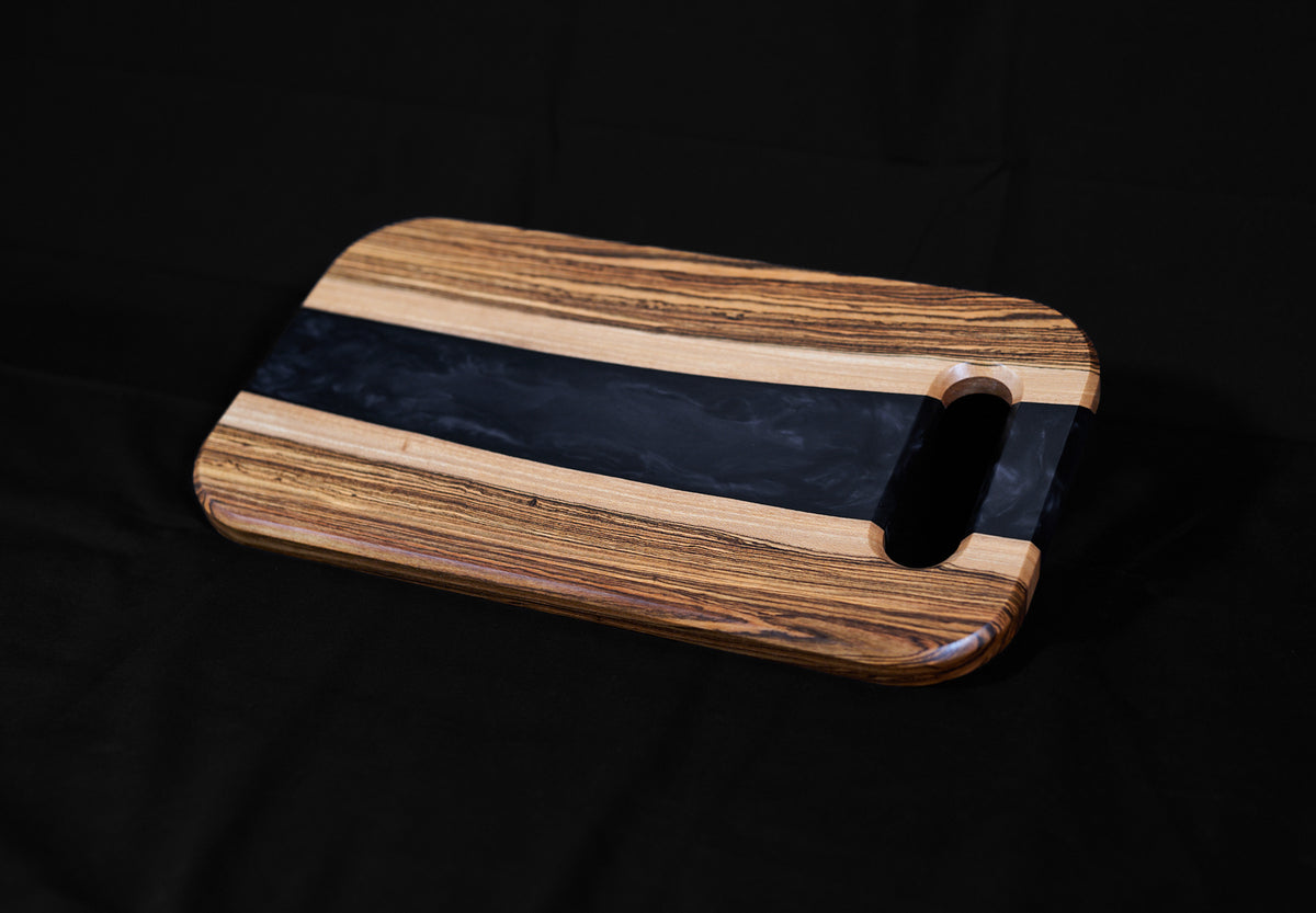 Bocote River Charcuterie Board - 18" x 10"