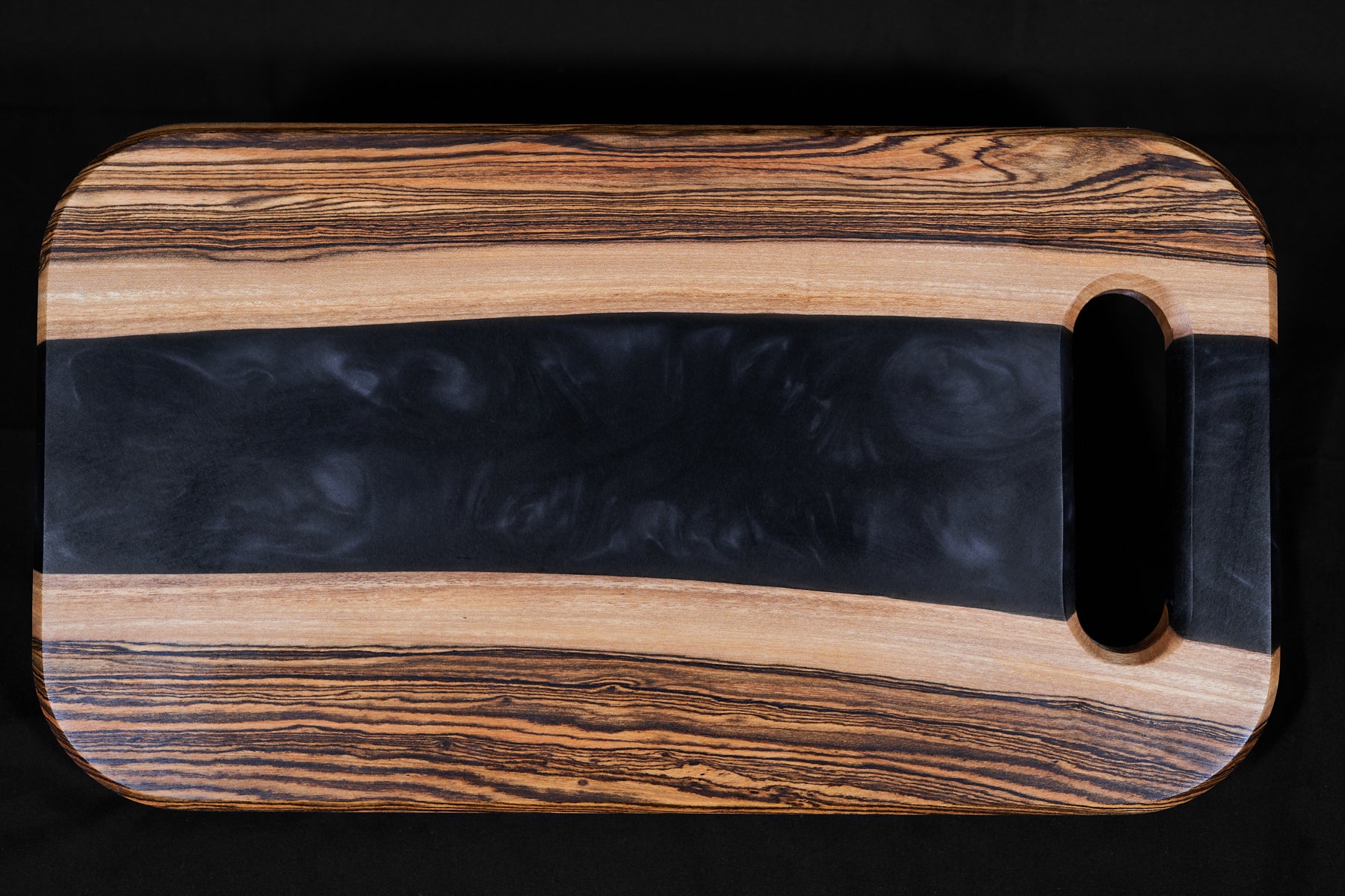 Bocote River Charcuterie Board - 18" x 10"