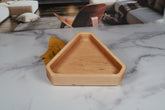 Hard Maple Catchall Tray - Chamfered Triangle 9"x8"