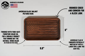 Colorado River American Flag Catchall Tray