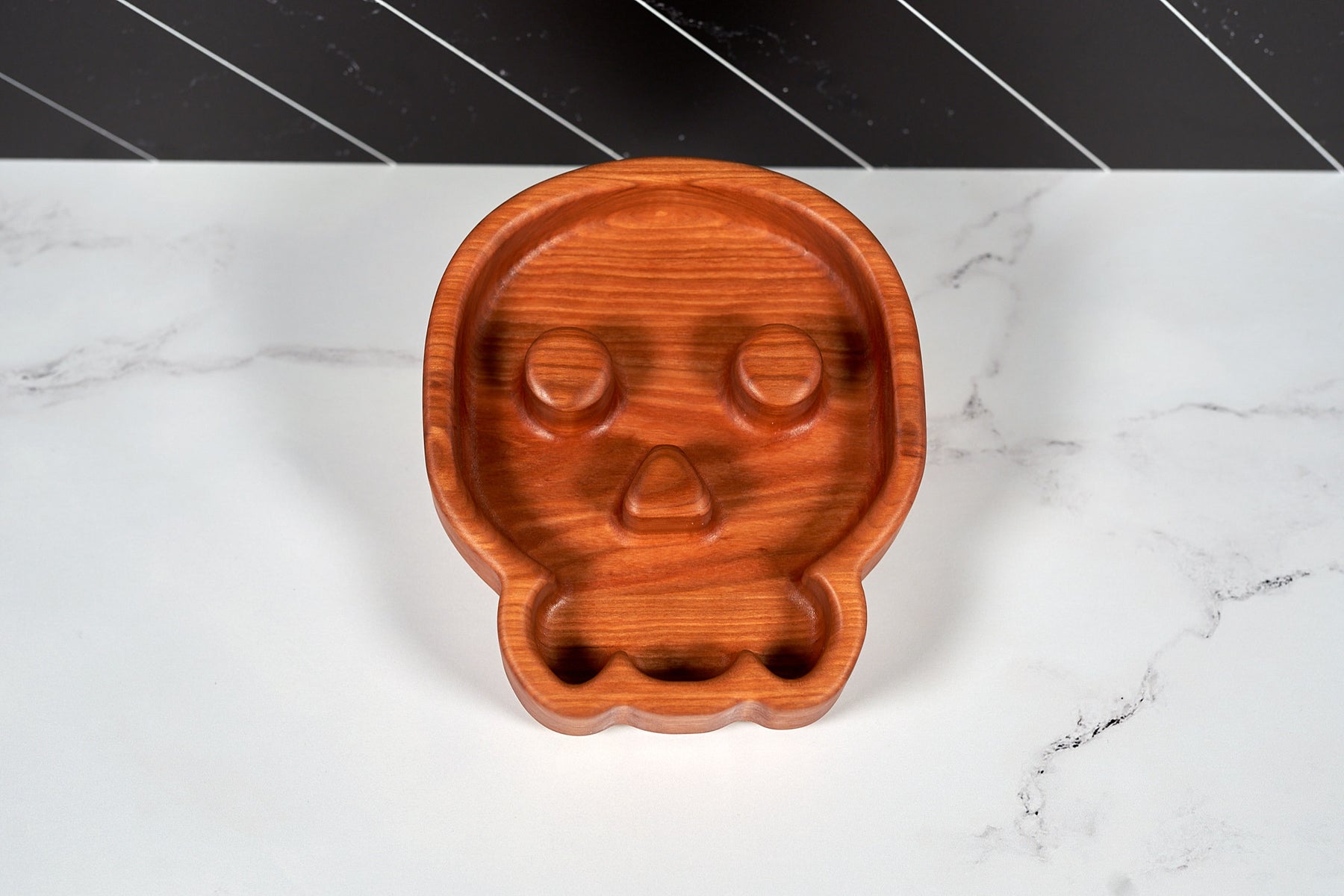 Cherry Snack Tray - Skull Design 8" x 7"