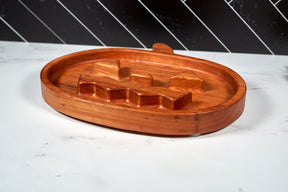 Cherry Snack Tray - Jack-O-Lantern Design 15" x 13"