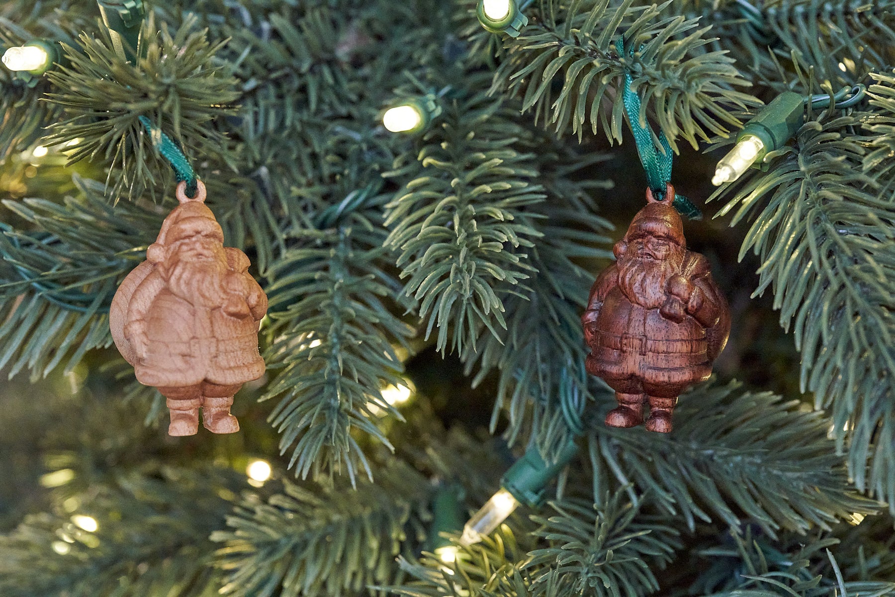 Christmas Ornament 2025 - Carved Santa Claus