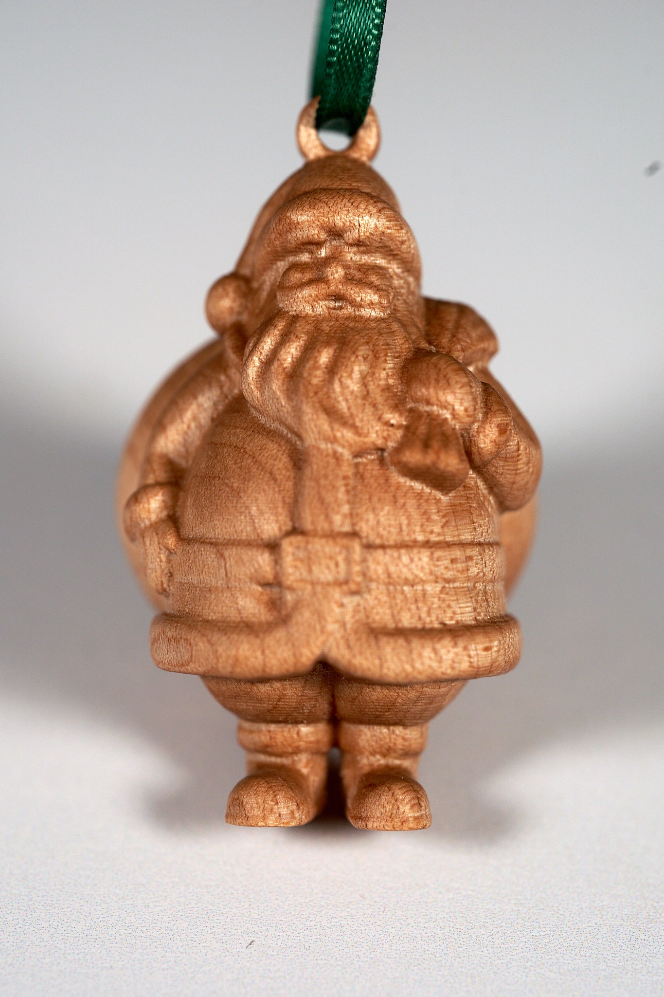 Christmas Ornament 2025 - Carved Santa Claus