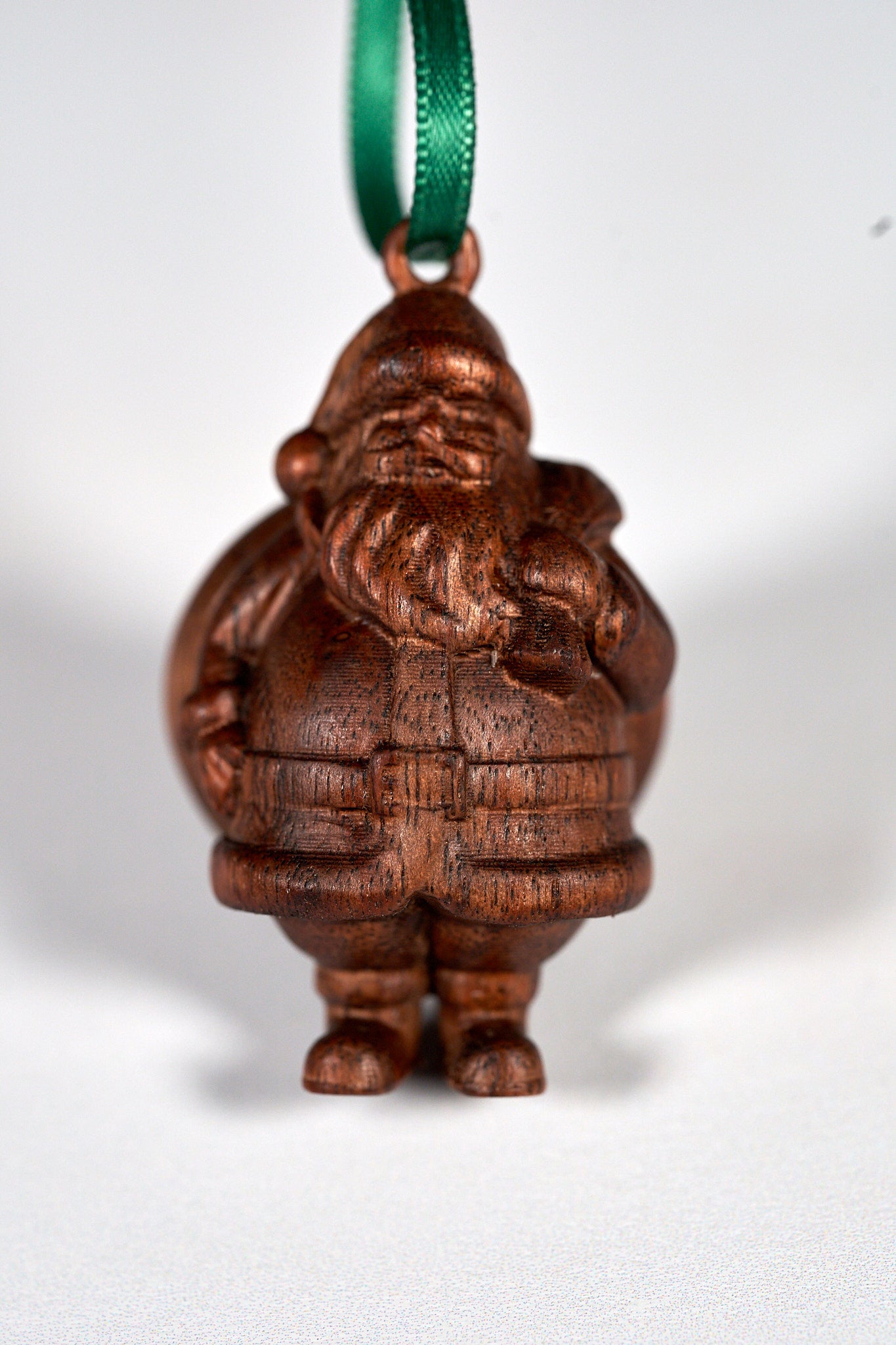 Christmas Ornament 2025 - Carved Santa Claus