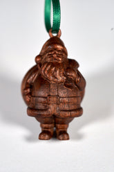 Christmas Ornament 2025 - Carved Santa Claus