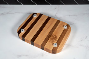 Black Walnut and Hard Maple Desk Organizer - 11" x 9"