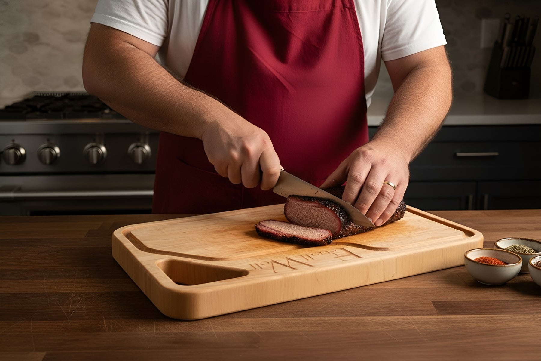 Pyramid Peak Custom Cutting Board