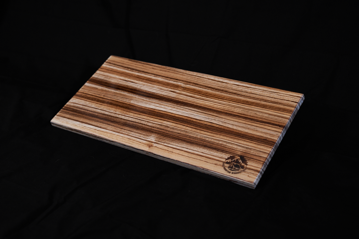 Zebrawood Charcuterie Board - 20" x 10"